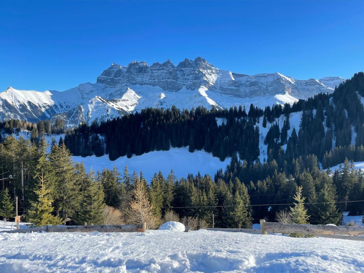 Mountain River Appart Val dʼIlliez Buitenkant foto